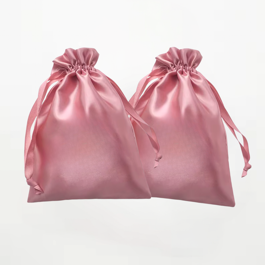 2 Pochettes en satin